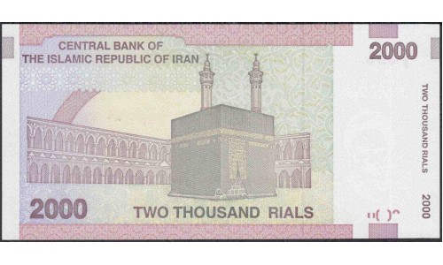 Иран 2000 риалов б/д (2005-2013 г.) (Iran 2000 rials ND (2005-2013 year)) P 144d:Unc
