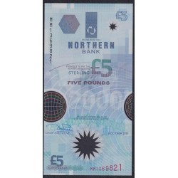 Северная Ирландия 5 фунтов 1999 года MM 1369821 (Northen Ireland 5 Pounds 1999) P 203a : UNC