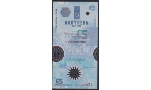 Северная Ирландия 5 фунтов 1999 года MM 1369821 (Northen Ireland 5 Pounds 1999) P 203a : UNC