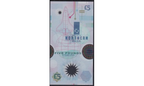 Северная Ирландия 5 фунтов 1999 года MM 1369821 (Northen Ireland 5 Pounds 1999) P 203a : UNC