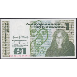 Ирландия 1 фунт 10.07.1984 (IRELAND 1 Pound  10.07.1984) P 70c(10): UNC