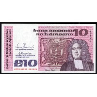 Ирландия 10 фунтов 1988 года(IRELAND 10 Pounds 1988) P 72c: UNC
