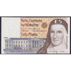 Ирландия 5 фунтов 21.12.1994 (IRELAND 5 Pounds 21.12.1994) P 75a(4): UNC