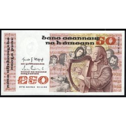 Ирландия 50 фунтов  01.11.1982 года (IRELAND 100 Pounds 01.11.1982) P 74a: UNC