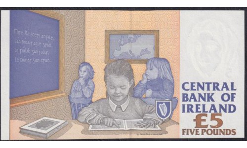 Ирландия 5 фунтов 10.02.1995 года (IRELAND 5 Pounds 10.02.1995) P 75b(2): UNC