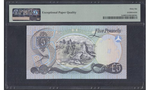 Северная Ирландия 5 фунтов 1984 (Northen Ireland 5 Pounds 1984) P 2c: UNC PMG 66 EPQ