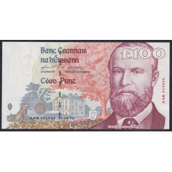 Ирландия 100 фунтов 22.08.1996 года, РЕДКИЕ (IRELAND 100 Pounds 22.08.1996) P 79a: UNC