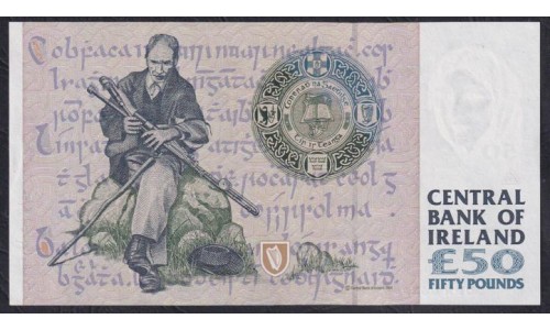 Ирландия 50 фунтов 08.03.2001 (IRELAND 50 Pounds 08.03.2001) P 78b : UNC