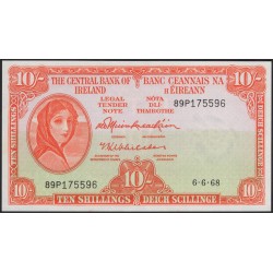 Ирландия 10 шиллингов 1968 (IRELAND 10 Shillings 1968) P 63a : UNC