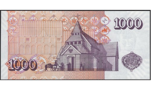 Исландия 1000 крон 2001 (ICELAND 1000 Krónur 2001) P 59(6) : UNC