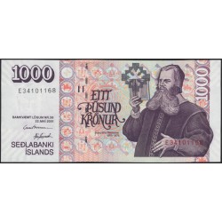 Исландия 1000 крон 2001 (ICELAND 1000 Krónur 2001) P 59(3) : UNC