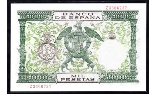 Испания 1000 песет 1957 (SPAIN 1000 Pesetas 1957) P 149a : UNC