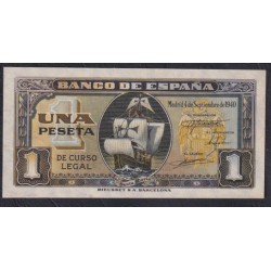 Испания 1 песета 1940 (SPAIN 1 pesetas 1940) P 122a : UNC