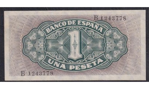 Испания 1 песета 1940 (SPAIN 1 pesetas 1940) P 122a : UNC