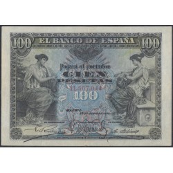 Испания 100 песет 1906 (SPAIN 100 Pesetas 1906) P 59a: XF