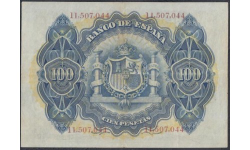 Испания 100 песет 1906 (SPAIN 100 Pesetas 1906) P 59a: XF