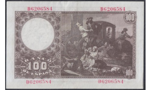 Испания 100 песет 1948 (SPAIN 100 pesetas 1948) P 137: UNC