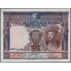 Испания 1000 песет 1925 (SPAIN 1000 Pesetas 1925) P 70c : XF/aUNC