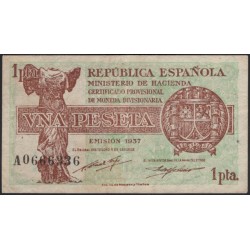 Испания 1 песета 1937 (SPAIN 1 peseta 1937) P 94 : XF