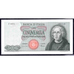 Италия 5000 лир 1968 (ITALY 5000 Lire 1968) P 98b : UNC