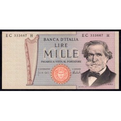 Италия 1000 лир 1975 (ITALY 1000 Lire 1975) P 101d : UNC