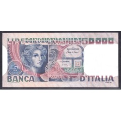 Италия 50000 лир 1980 (ITALY 50000 Lire 1980) P 107c : UNC