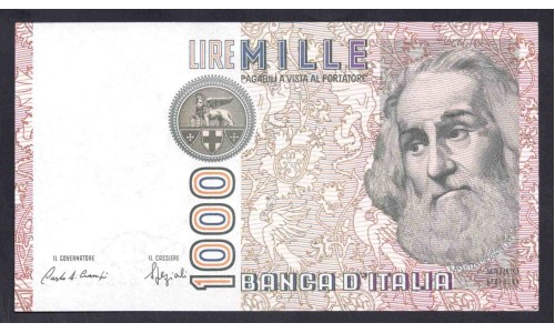 Италия 1000 лир 1982 (ITALY 1000 Lire 1982) P 109b : UNC