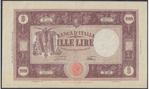 Италия 1000 лир 21.03.1946 (ITALY 1000 Lire 21.03.1946) P 72c: XF