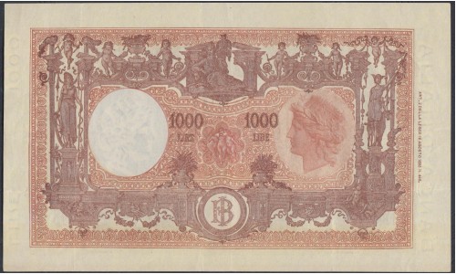 Италия 1000 лир 21.03.1946 (ITALY 1000 Lire 21.03.1946) P 72c: XF