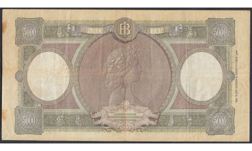 Италия 5000 лир 12.05.1960 (ITALY 5000 Lire 12.05.1960) P 85c : VF++