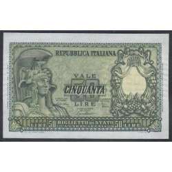 Италия 50 лир 1951 (ITALY 50 Lire 1951) P 91b: UNC