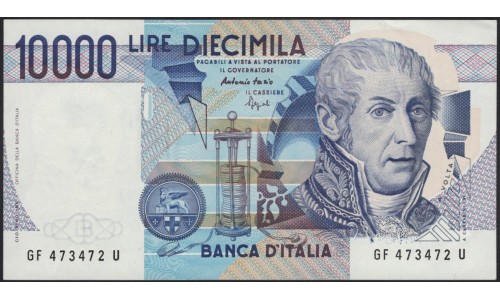 Италия 10000 лир 1984 (ITALY 10000 Lire 1984) P 112c : UNC