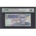 Иордания 10 динар 2001 редкий год (Jordan 10 dinars 2001) P 31b: UNC PMG 66