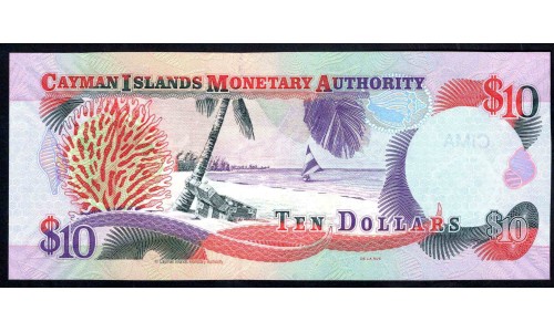 Каймановы Острова 10 долларов 2005 г. (CAYMAN ISLANDS 10 Dollars 2005) P35а: UNC
