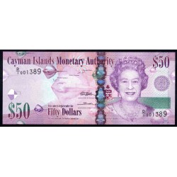Каймановы Острова 50 долларов 2010 г. (CAYMAN ISLANDS 50 Dollars 2010) P 42а: UNC