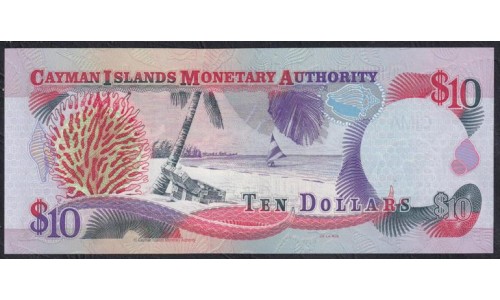Каймановы Острова 10 долларов 1998 г. (CAYMAN ISLANDS 10 Dollars 1998) P 23a: UNC