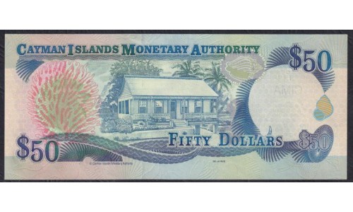 Каймановы Острова 50 долларов 2001 г. (CAYMAN ISLANDS 50 Dollars 2001) P 29: UNC