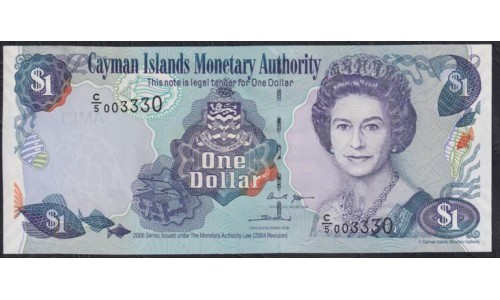 Каймановы Острова 1 доллар 2006 года, C/5 003330 (CAYMAN ISLANDS 1 Dollar 2006) P 33а: UNC