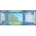 Каймановы Острова 1 доллар 2018 г. (CAYMAN ISLANDS 1 Dollar 2018) P W44: UNC