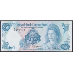 Каймановы Острова 50 долларов 1974 г. (CAYMAN ISLANDS 50 Dollars 1974) P 10a: UNC 