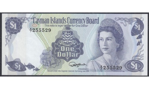 Каймановы Острова 1 доллар 1974 г. (CAYMAN ISLANDS 1 Dollar 1974) P 5f: UNC