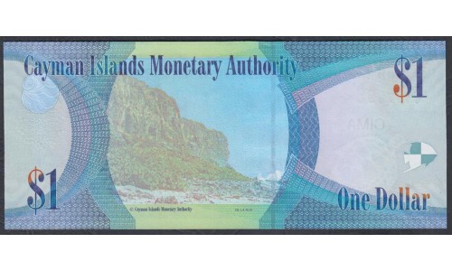Каймановы Острова 1 доллар 2018 г. (CAYMAN ISLANDS 1 Dollar 2018) P 38d(3): UNC