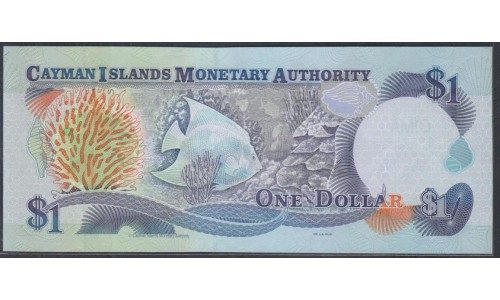 Каймановы Острова 1 доллар 2001 г. (CAYMAN ISLANDS 1 Dollar 2001) P 26a: UNC