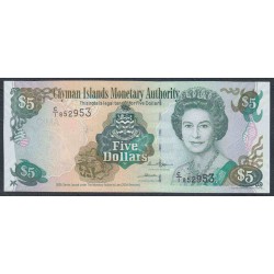 Каймановы Острова 5 долларов 2005 г. (CAYMAN ISLANDS 5 Dollars 2005) P 34а: UNC