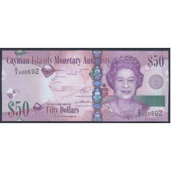 Каймановы Острова 50 долларов 2014 г. (CAYMAN ISLANDS 50 Dollars 2014) P 42b: UNC
