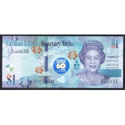 Каймановы Острова 1 доллар 2018 г. (CAYMAN ISLANDS 1 Dollar 2018) P W44: UNC