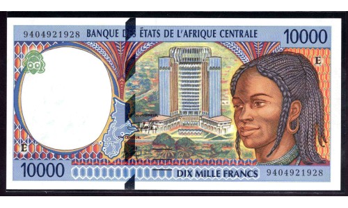 Камерун 10000 франков (1994) (CAMEROON 10000 Francs (1994)) P 205Eа : UNC