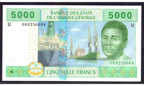 Камерун 5000 франков 2002 (CAMEROON 5000 Francs 2002) P 209Ua : UNC