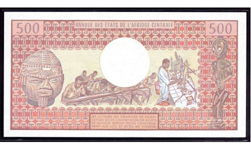 Камерун 500 франков 1983 года (CAMEROON 500 Francs 1983) P 15d(2): UNC