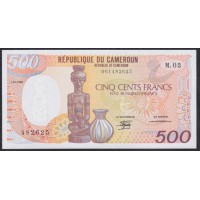Камерун 500 франков 1988 (CAMEROON 500 Francs 1988) P 24а(4): UNC